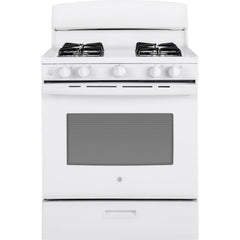 GE 30-inch Freestanding Gas Range JGBS30DEKWW IMAGE 1