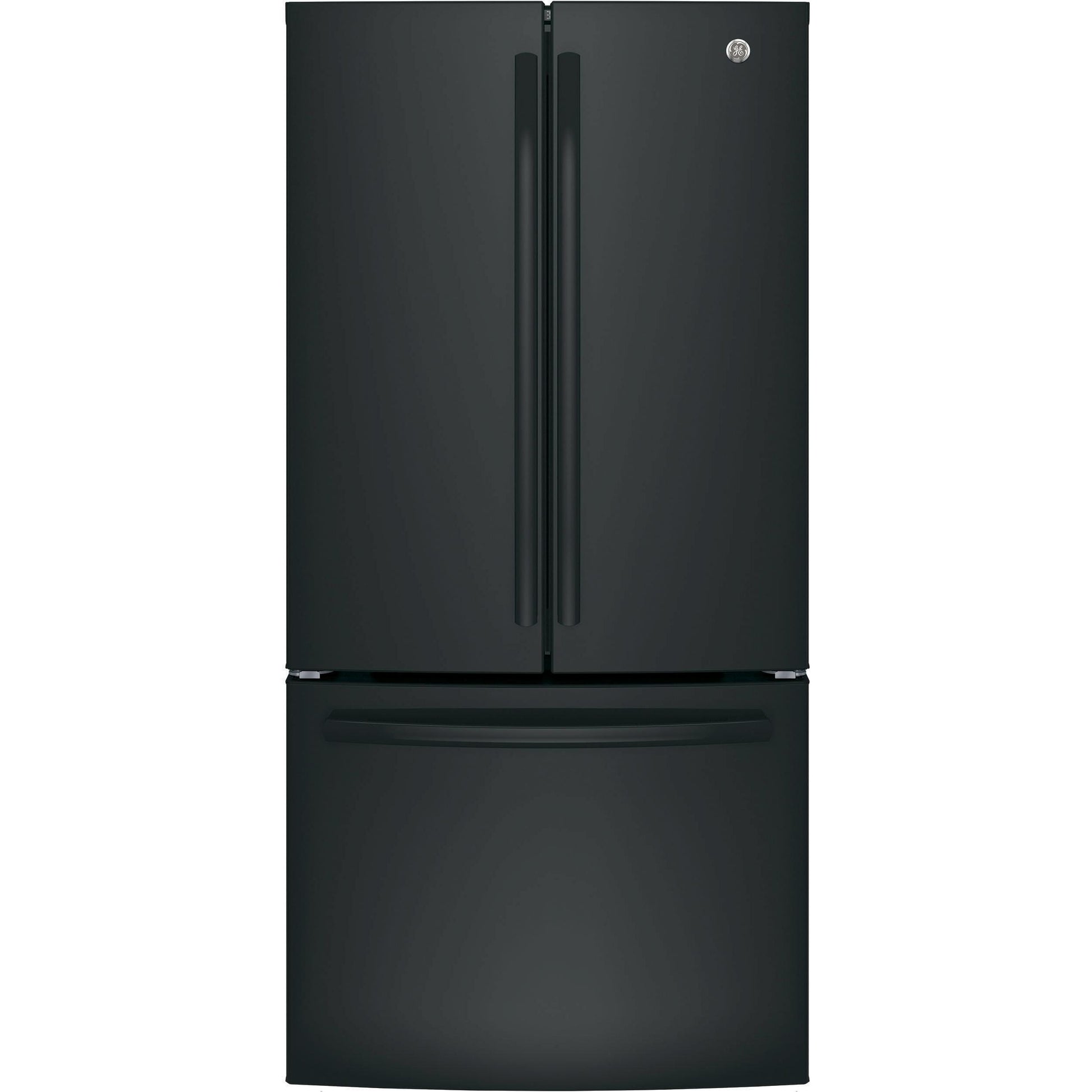 GE 33-inch, 18.6 cu. ft. Counter-Depth French-Door Refrigerator GWE19JGLBB IMAGE 1