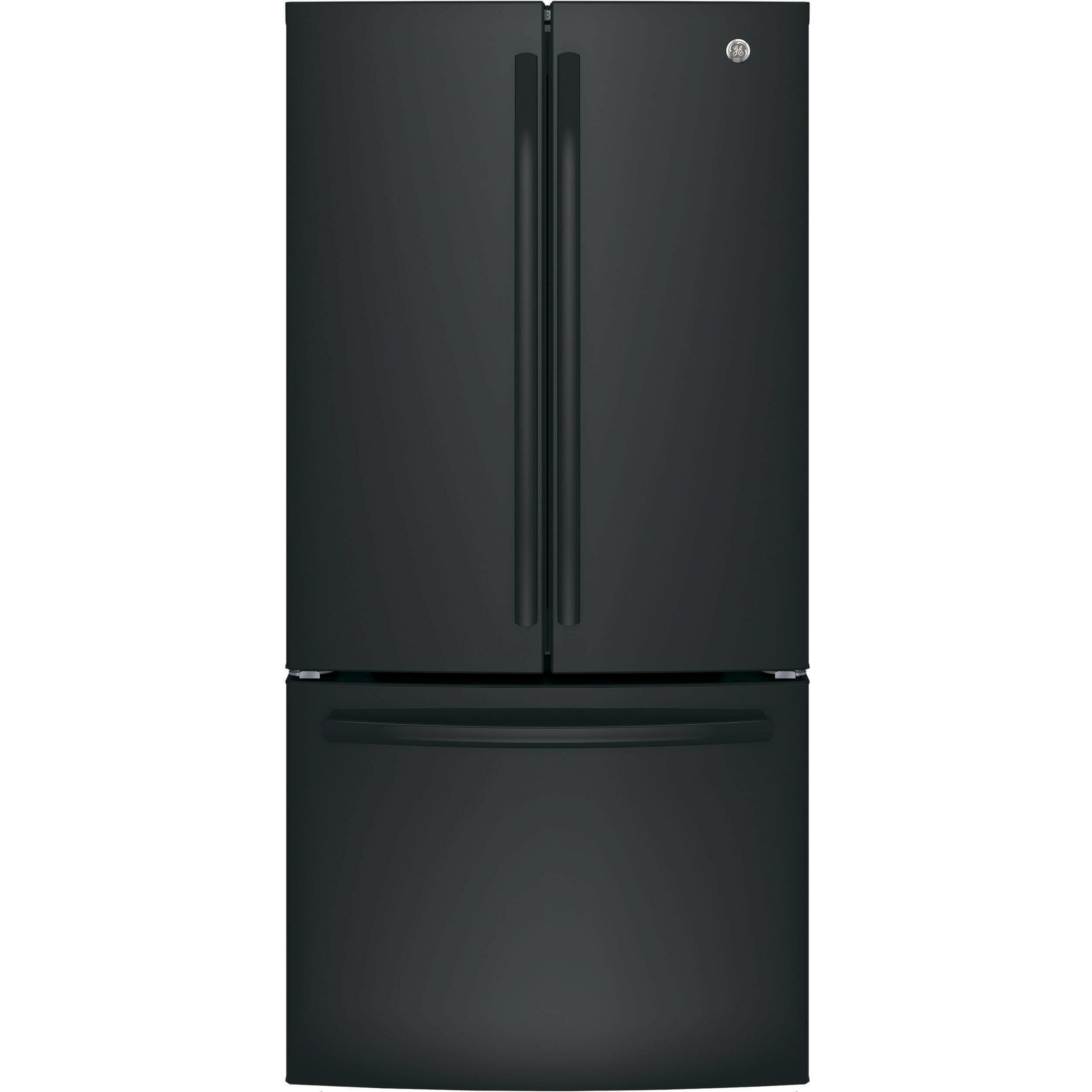 GE 33-inch, 18.6 cu. ft. Counter-Depth French-Door Refrigerator GWE19JGLBB IMAGE 1