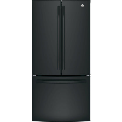 GE 33-inch, 18.6 cu. ft. Counter-Depth French-Door Refrigerator GWE19JGLBB IMAGE 1