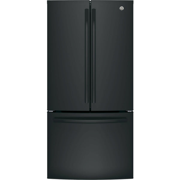 GE 33-inch, 18.6 cu. ft. Counter-Depth French-Door Refrigerator GWE19JGLBB