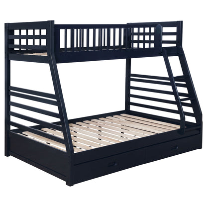 Ashton 2-drawer Wood Over Bunk Bed