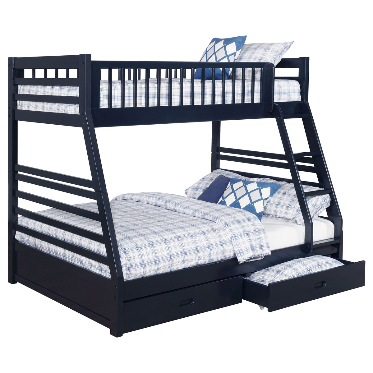Ashton 2-drawer Wood Over Bunk Bed