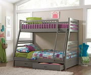Ashton 2-drawer Wood Over Bunk Bed