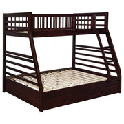 Ashton 2-drawer Wood Over Bunk Bed