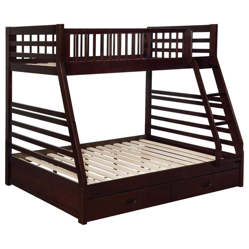 Ashton 2-drawer Wood Over Bunk Bed