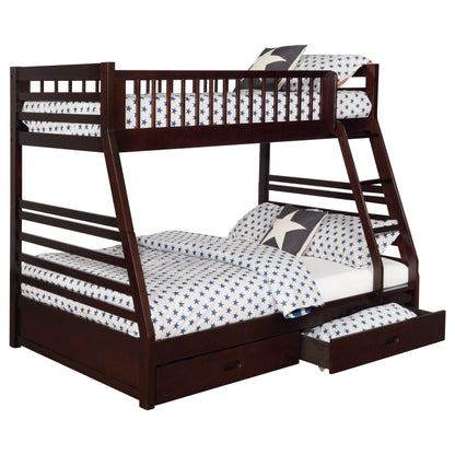 Ashton 2-drawer Wood Over Bunk Bed