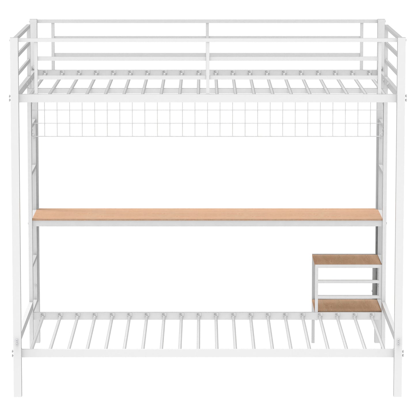 Campus  Workstation Bunk Bed Matte Black