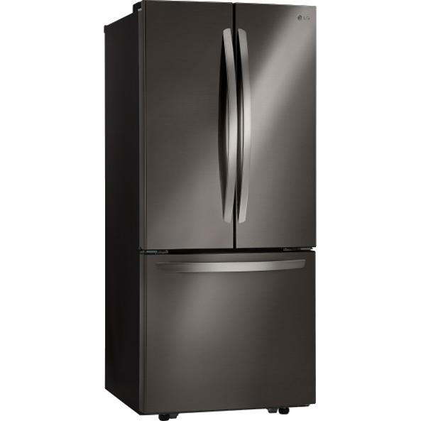 LG 30-inch, 21 cu.ft. Freestanding French 3-Door Refrigerator with Smart Cooling® System LFCS22520D IMAGE 2