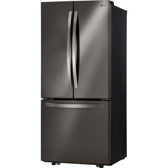 LG 30-inch, 21 cu.ft. Freestanding French 3-Door Refrigerator with Smart Cooling® System LFCS22520D IMAGE 3