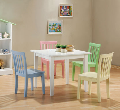 Rory 5-Piece Kids Table and Chairs Set – Multi Color