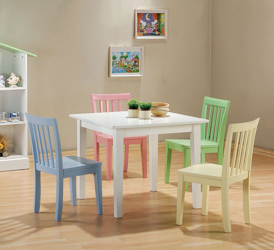 Rory 5-Piece Kids Table and Chairs Set – Multi Color