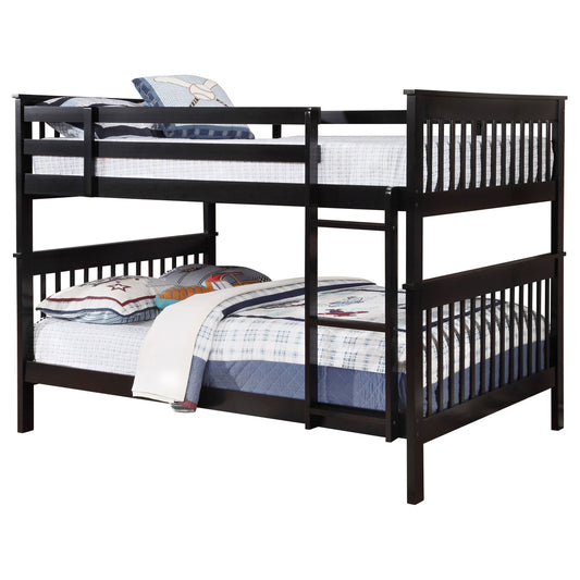 Chapman Wood Over Bunk Bed Black