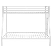 Alevera Metal Bunk Bed with Ladder Black