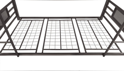 Rogen Metal Triple Bunk Bed Dark Bronze