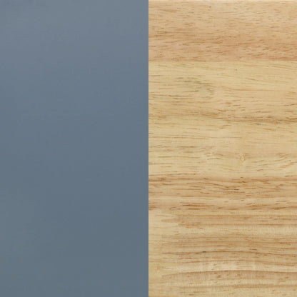 Litera Frankie Wood azul y natural