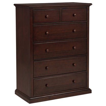 Sumerlin 6-drawer Bedroom Chest of Drawers Black
