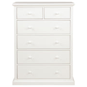 Sumerlin 6-drawer Bedroom Chest of Drawers Black