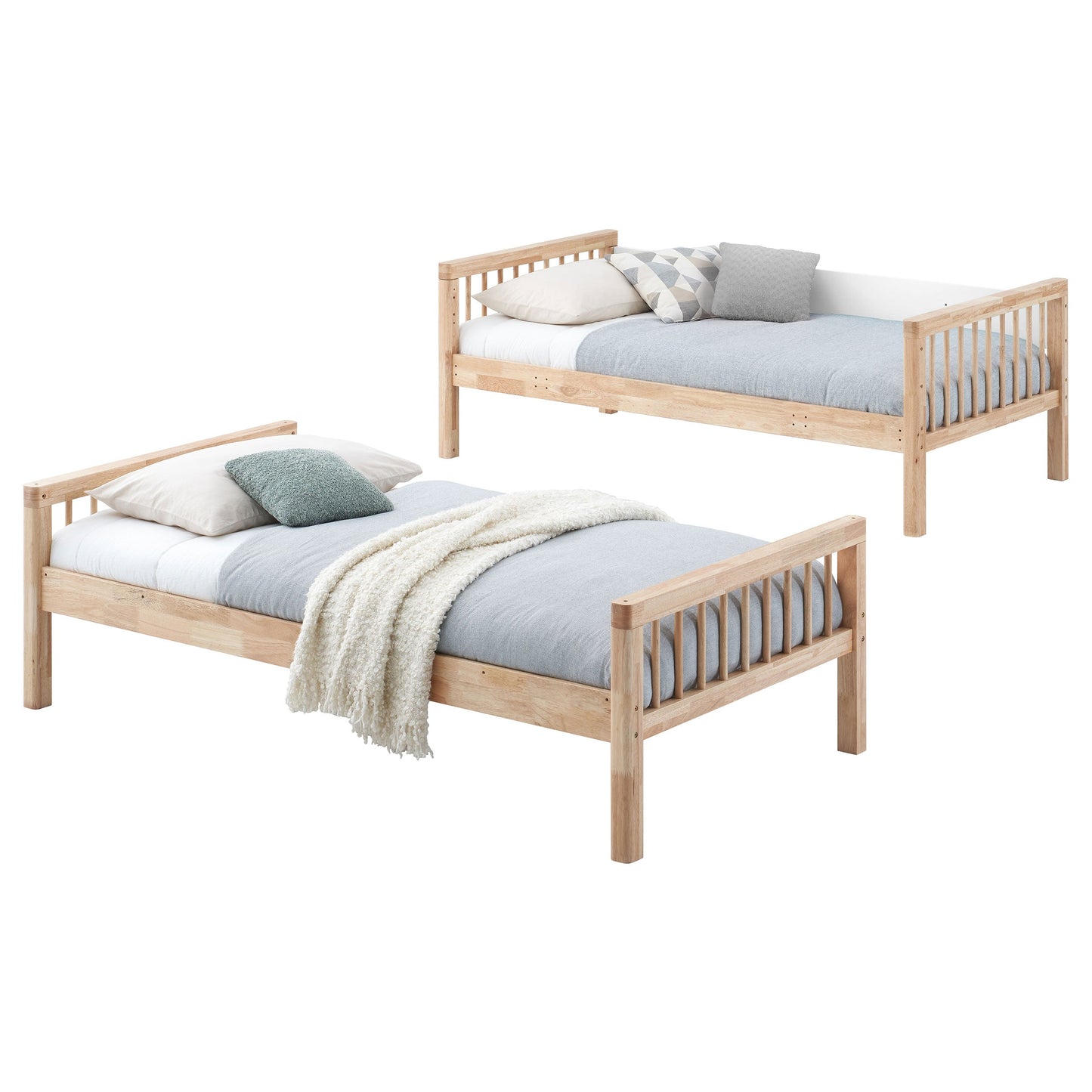 Cama litera Dakota Wood natural