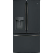  GE 36-inch, 27.8 cu.ft. Freestanding French 3-Door Refrigerator with Ice and Water Dispensing System GFE28GELDS IMAGE 1