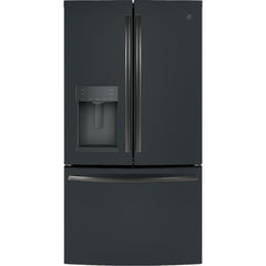  GE 36-inch, 27.8 cu.ft. Freestanding French 3-Door Refrigerator with Ice and Water Dispensing System GFE28GELDS IMAGE 1