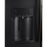  GE 36-inch, 27.8 cu.ft. Freestanding French 3-Door Refrigerator with Ice and Water Dispensing System GFE28GELDS IMAGE 3