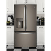  GE 36-inch, 27.8 cu.ft. Freestanding French 3-Door Refrigerator with Ice and Water Dispensing System GFE28GMKES IMAGE 7