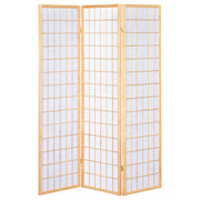 Carrie 3-Panel Room Divider Folding Shoji Screen Black