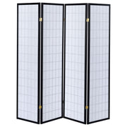 Roberto 4-Panel Room Divider Folding Shoji Screen