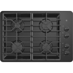  GE 30-inch Built-In Gas Cooktop JGP3030DLBB IMAGE 1