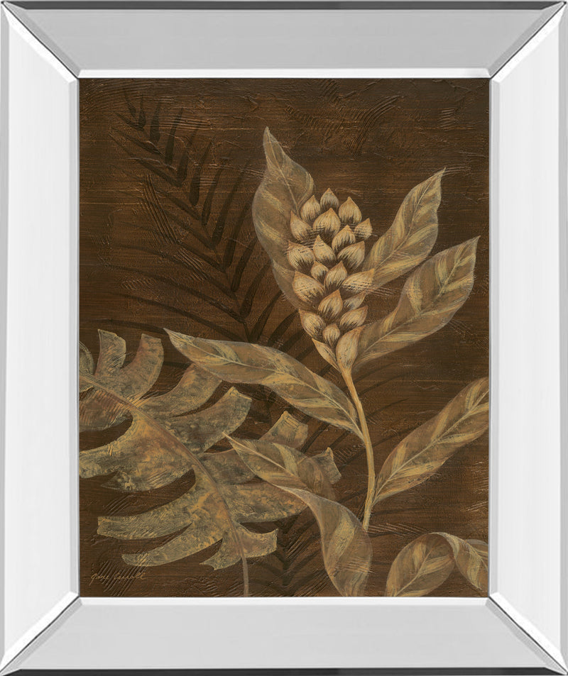 Mirrored Frame Tropical Night II By Jane Carroll