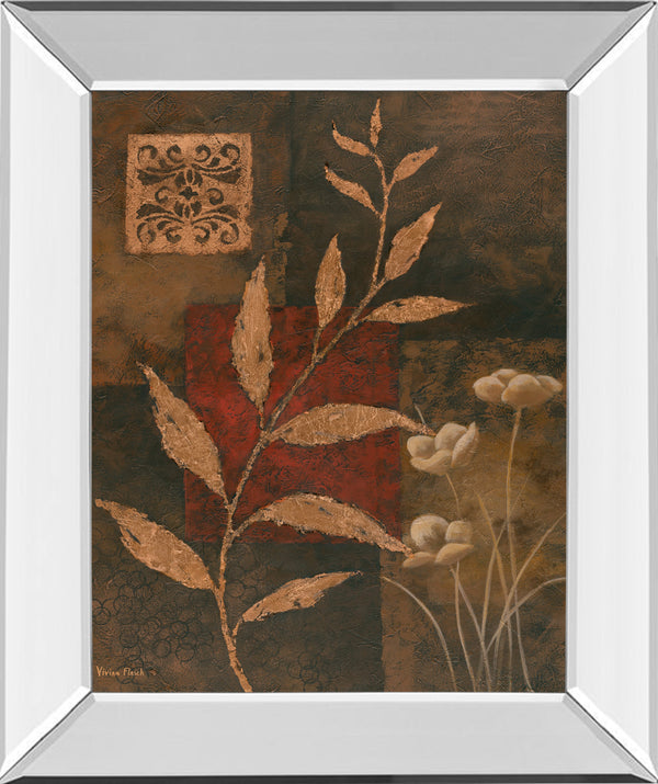 Mirrored Frame Copper Rhythm I By Vivian Flasch