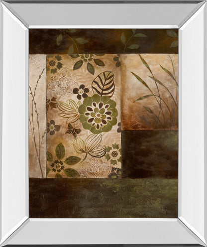 Mirrored Frame Evening Forest I By Nan