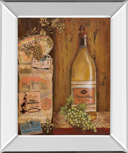 Mirrored Frame Vintage White By Tava Studio
