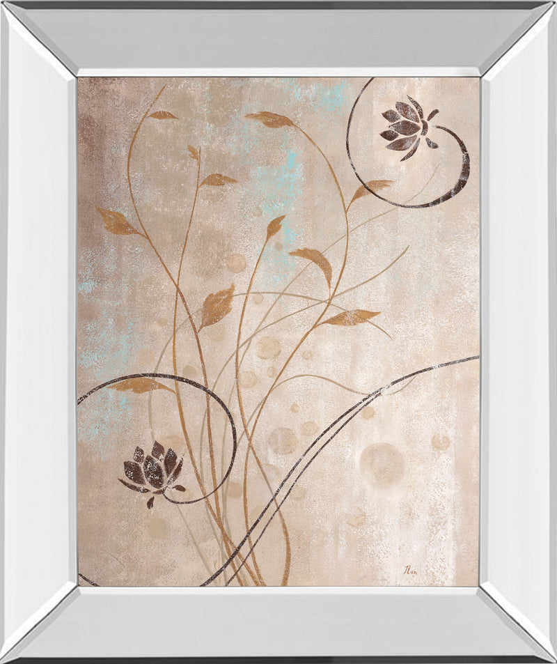 Mirrored Frame Spring Meadow I By Nan