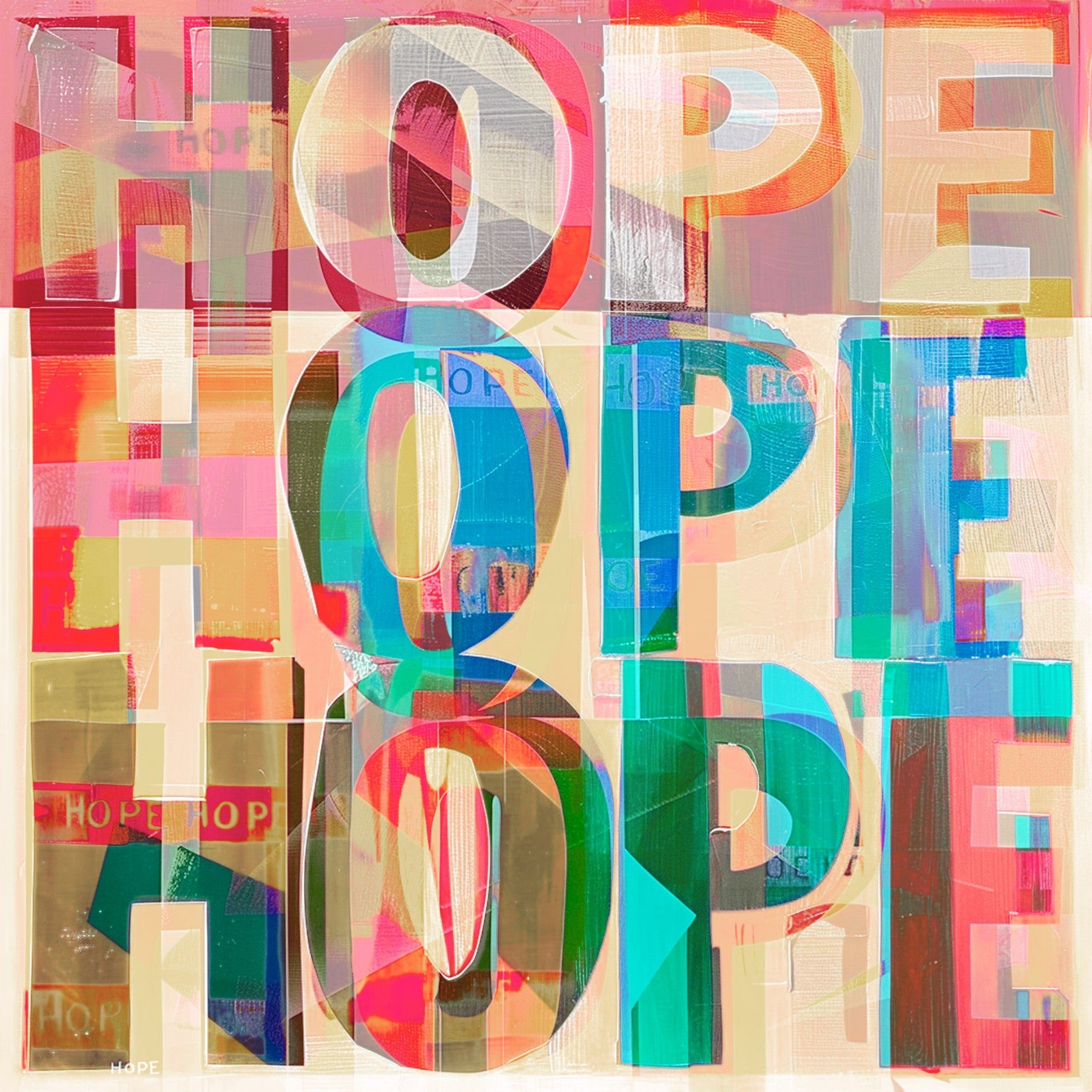 ''Hope'' Gloss Canvas