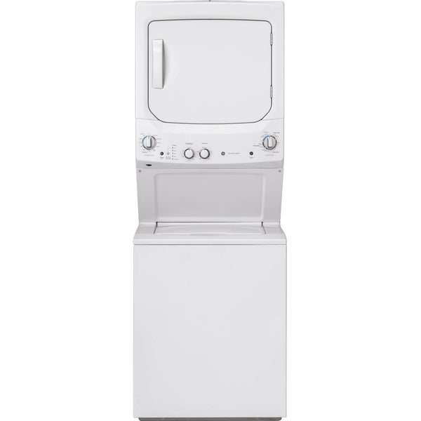 GE Stacked Washer/Dryer Gas Laundry Center GUD27GSSMWW