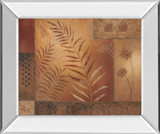Mirrored Frame Modern Fern II By Vivian Flasch