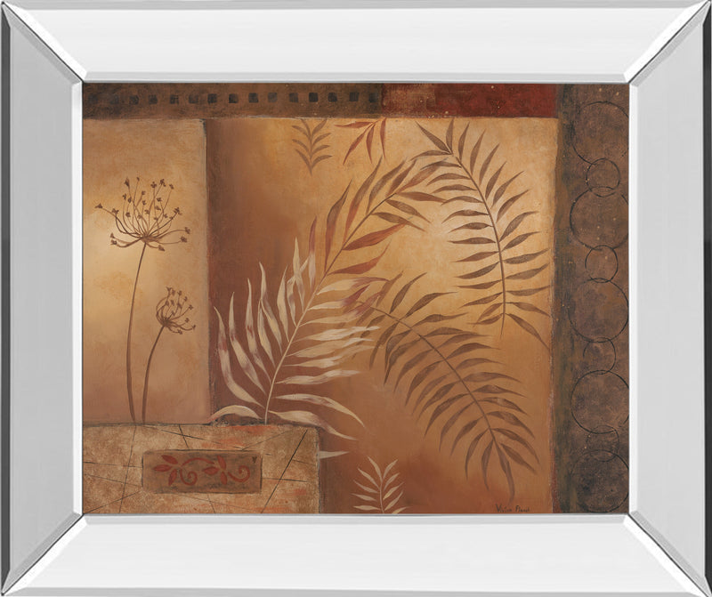 Mirrored Frame Modern Fern I By Vivian Flasch