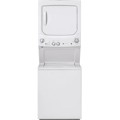 GE Stacked Washer/Dryer Electric Laundry Center GUD27ESSMWW IMAGE 1