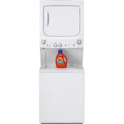  GE Stacked Washer/Dryer Electric Laundry Center GUD27ESSMWW IMAGE 2