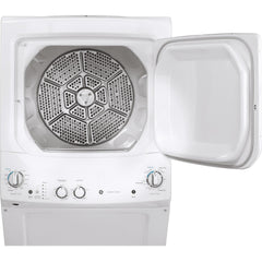  GE Stacked Washer/Dryer Electric Laundry Center GUD27ESSMWW IMAGE 3