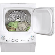  GE Stacked Washer/Dryer Electric Laundry Center GUD27ESSMWW IMAGE 4