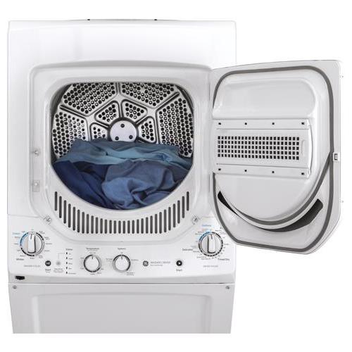 GE Stacked Washer/Dryer Electric Laundry Center GUD24ESSMWW IMAGE 5