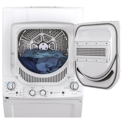  GE Stacked Washer/Dryer Electric Laundry Center GUD24ESSMWW IMAGE 5