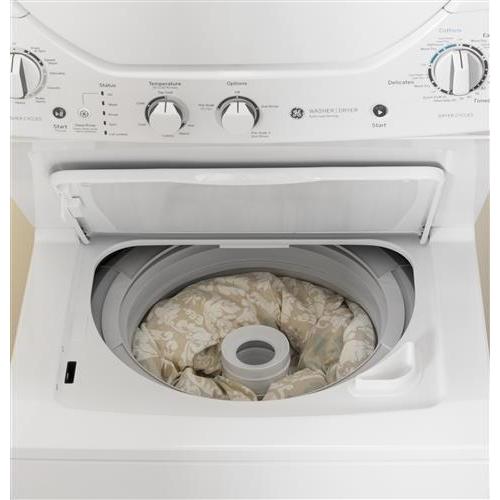  GE Stacked Washer/Dryer Electric Laundry Center GUD24ESSMWW IMAGE 8