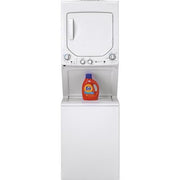 GE Stacked Washer/Dryer Electric Laundry Center GUD24ESSMWW IMAGE 9