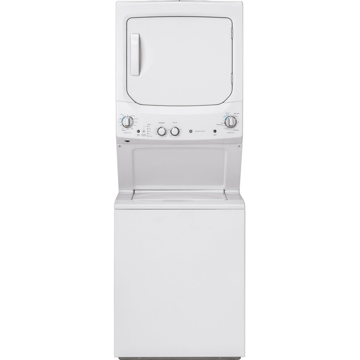  GE Stacked Washer/Dryer Gas Laundry Center GUD24GSSMWW IMAGE 1