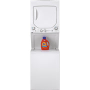  GE Stacked Washer/Dryer Gas Laundry Center GUD24GSSMWW IMAGE 2