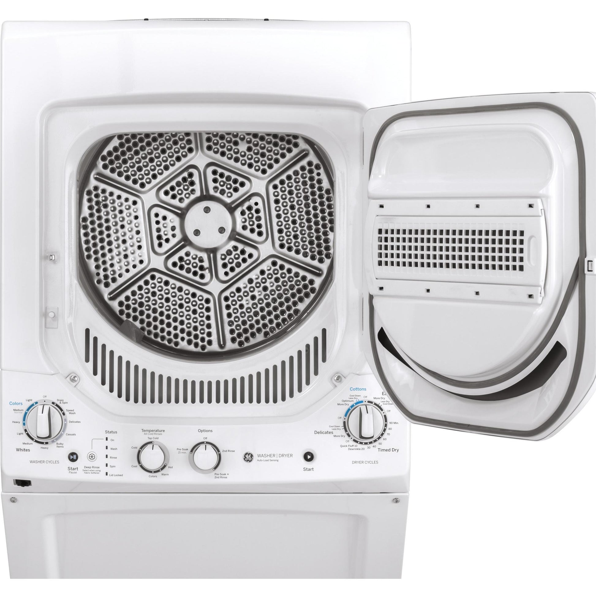  GE Stacked Washer/Dryer Gas Laundry Center GUD24GSSMWW IMAGE 4